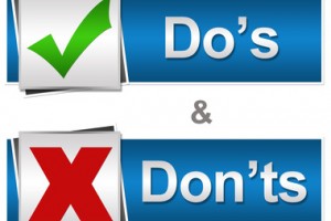 Do's and Dont's when ordering for a large group